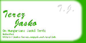 terez jasko business card
